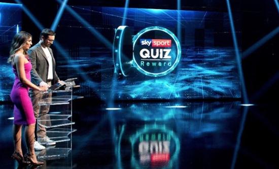 Sky Sport Uno broadcast Sky Sports Quiz Reward, the first sports game show